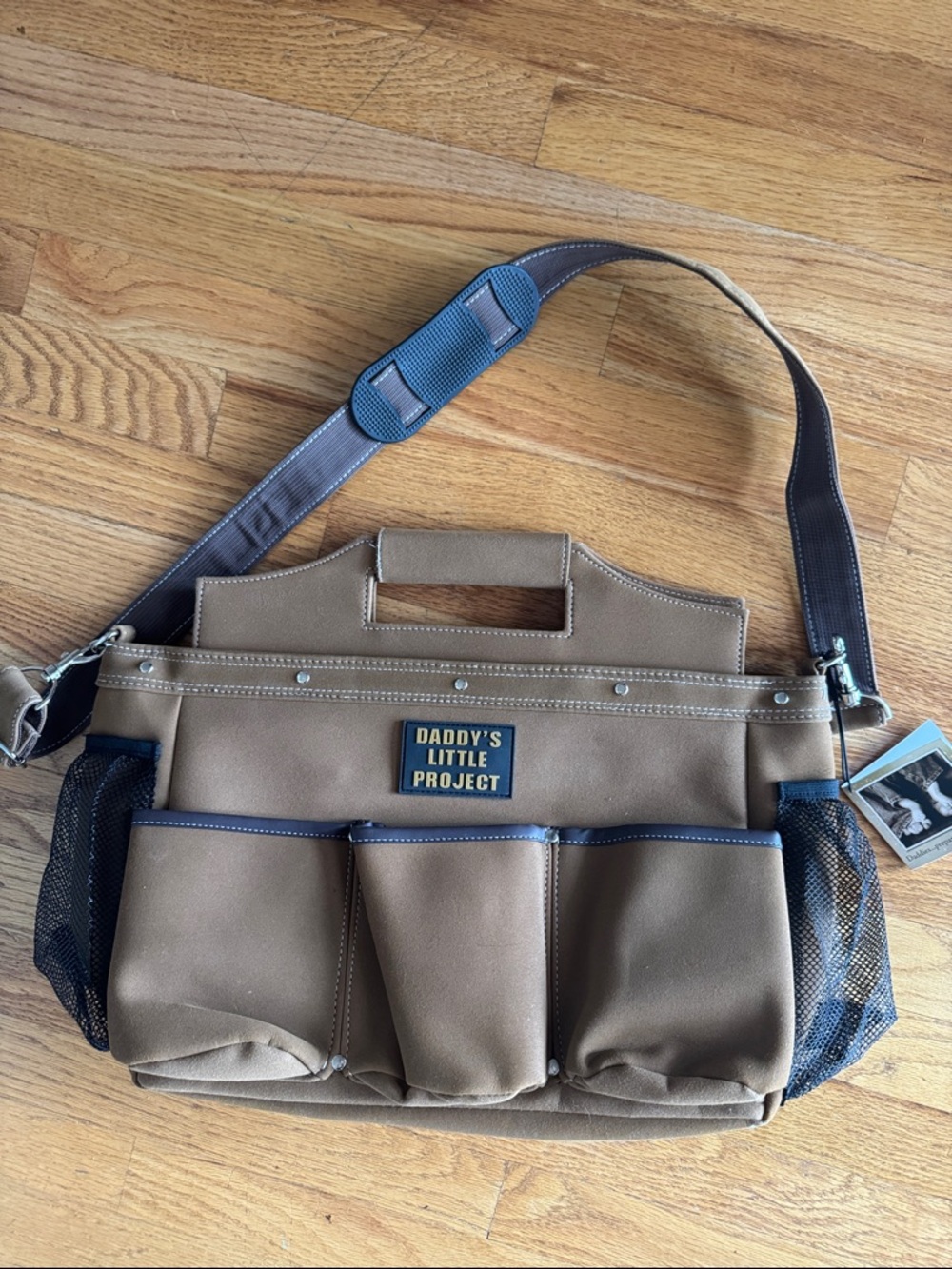 Daddy's Little Project Builder Diaper Bag with Adjustable Strap, Pockets